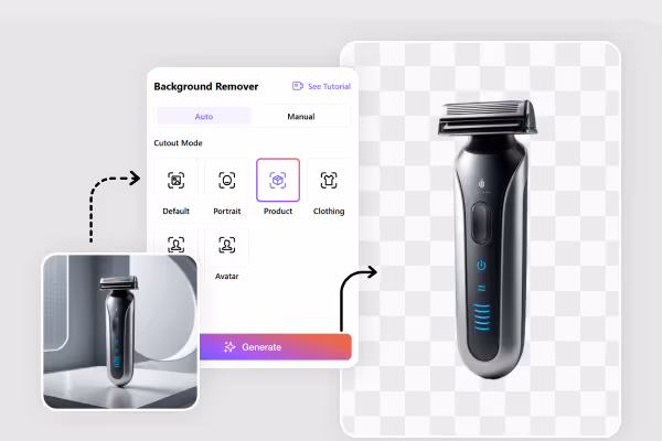 Ultimative Kontrolle: Auto-Modus plus manuelle Präzisionsbearbeitung